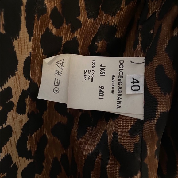 Dolce & Gabbana women’s belted canvas jacket - Picture 9 of 9